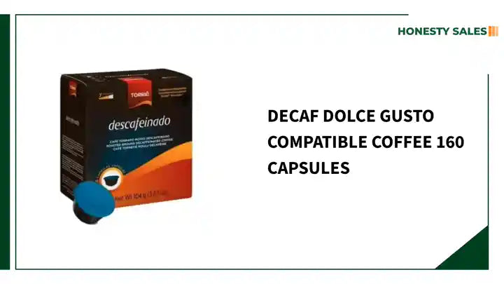 Decaf Dolce Gusto Compatible Coffee 160 Capsules by@Outfy