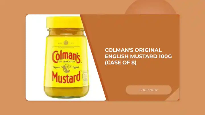 Colman's Original English Mustard 100g (Case of 8) by@Outfy