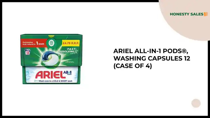 Ariel All-in-1 PODS&reg;, Washing Capsules 12 (Case of 4) by@Outfy