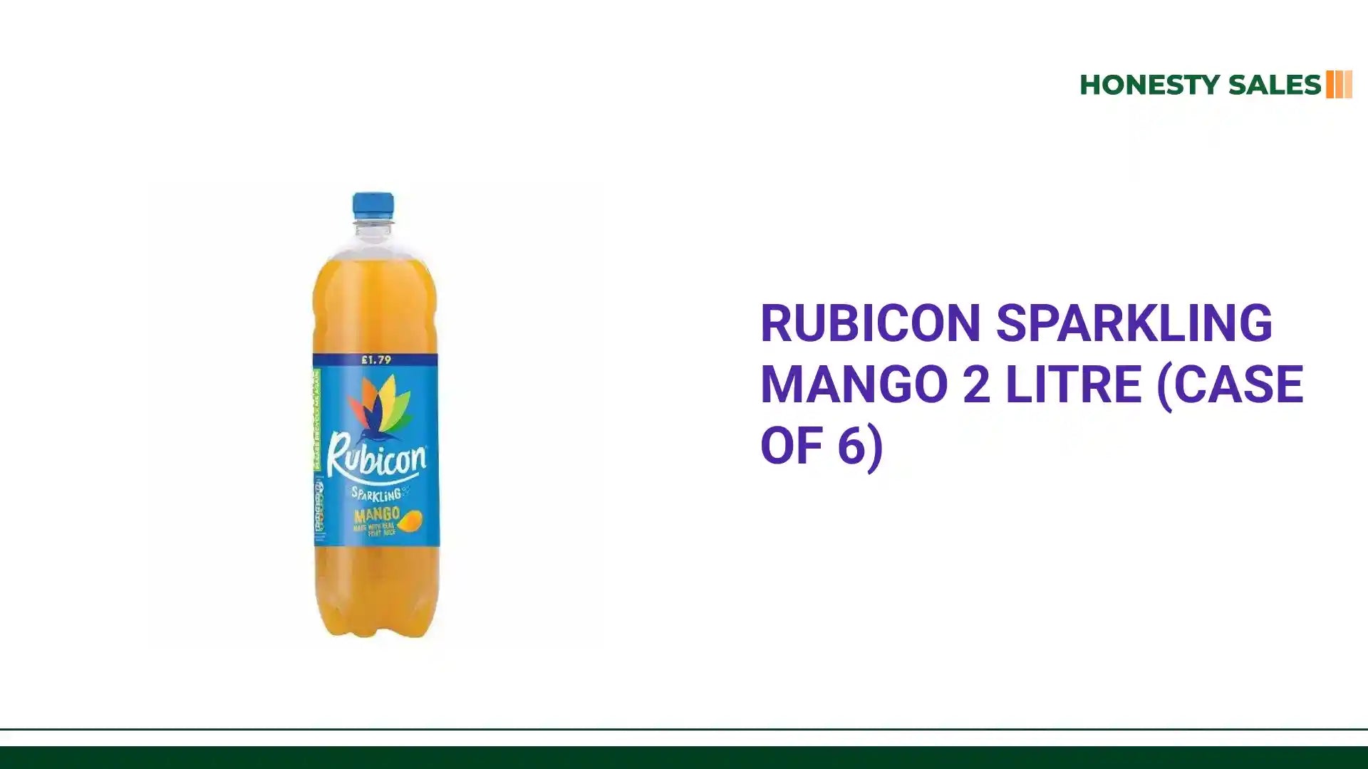 Rubicon Sparkling Mango 2 Litre (Case of 6) by@Outfy