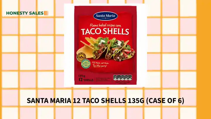 Santa Maria 12 Taco Shells 135g (Case of 6) by@Outfy