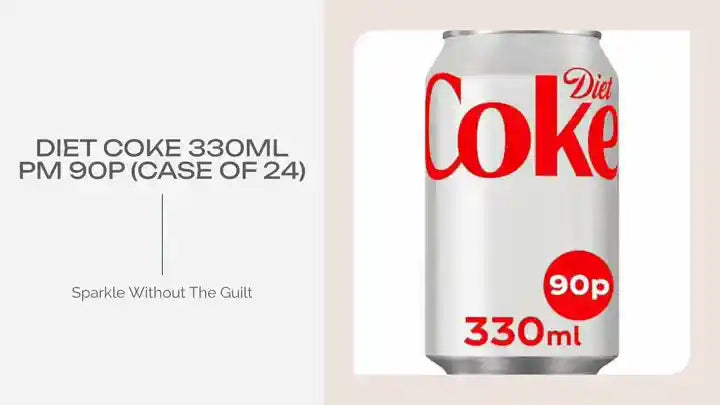Diet Coke 330ml PM 90p (Case of 24) by@Outfy