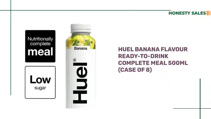 Huel Banana Flavour Ready-to-Drink Complete Meal 500ml (Case of 8) by@Outfy