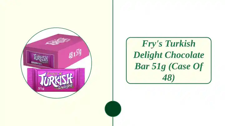 Fry's Turkish Delight Chocolate Bar 51g (Case of 48) by@Outfy