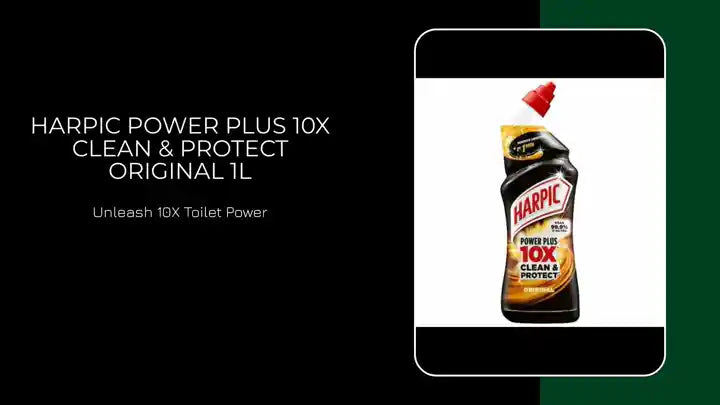 Harpic Power Plus 10X Clean &amp; Protect Original 1L by@Outfy