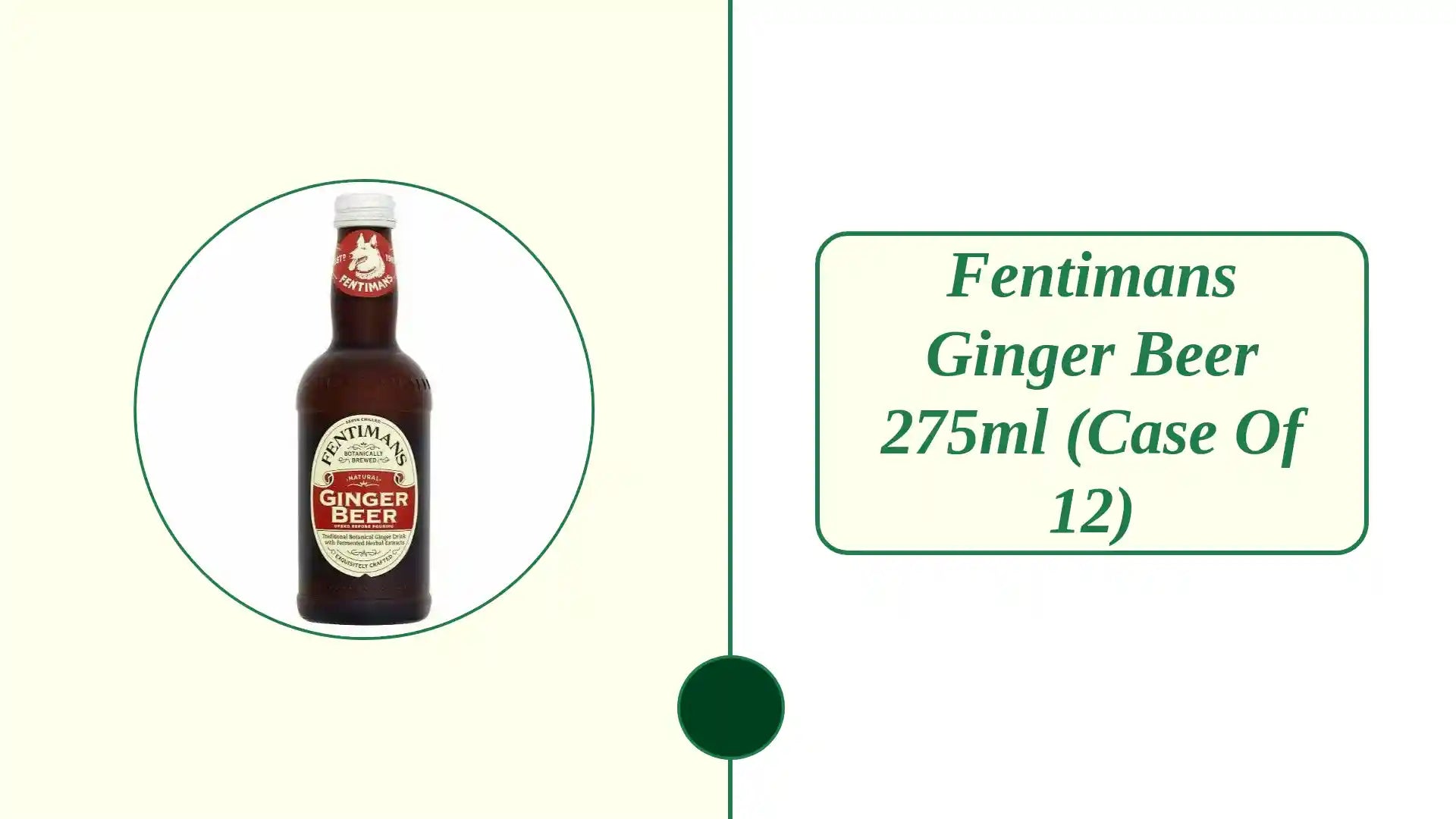 Fentimans Ginger Beer 275ml (Case of 12) by@Outfy