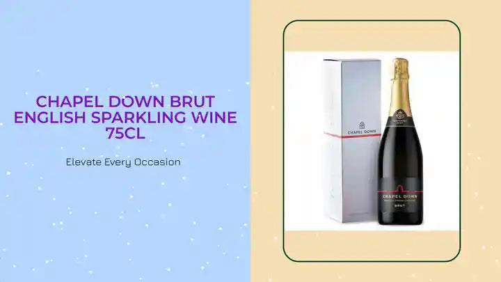 Chapel Down Brut English Sparkling Wine 75cl by@Outfy