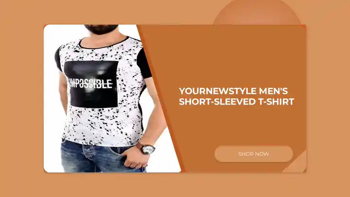 YourNewStyle Men's short-sleeved T-shirt by@Outfy