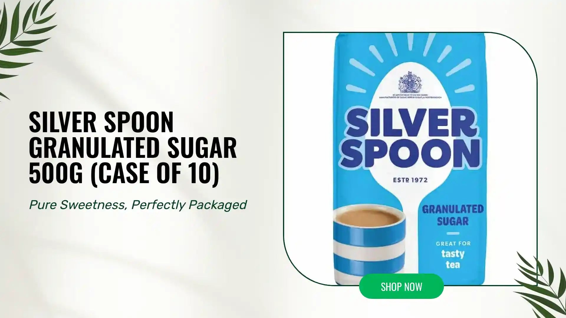 Silver Spoon Granulated Sugar 500g (Case of 10) by@Outfy