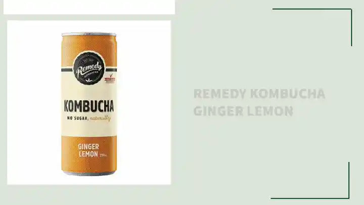 Remedy Kombucha Ginger Lemon by@Outfy