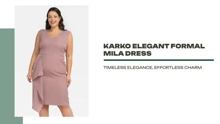 Karko elegant formal mila dress by@Outfy