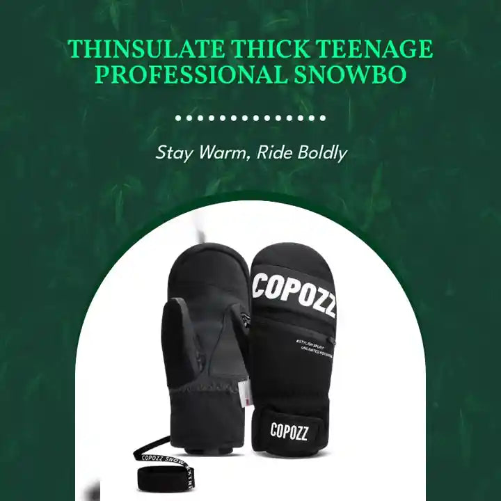 Thinsulate Thick Teenage Professional Snowbo by@Outfy