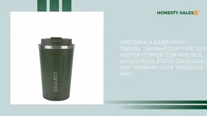 380/510ML Leakproof Travel Thermo Cup for Tea Water Coffee Cup Double-layer Insulation Cold And Hot Thermo Cafe Thermos Mug by@Outfy
