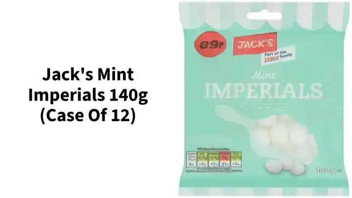 Jack's Mint Imperials 140g (Case of 12) by@Outfy