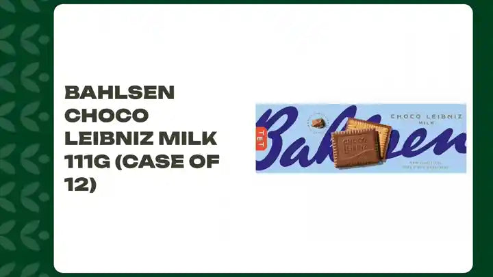 Bahlsen Choco Leibniz Milk 111g (Case of 12) by@Outfy