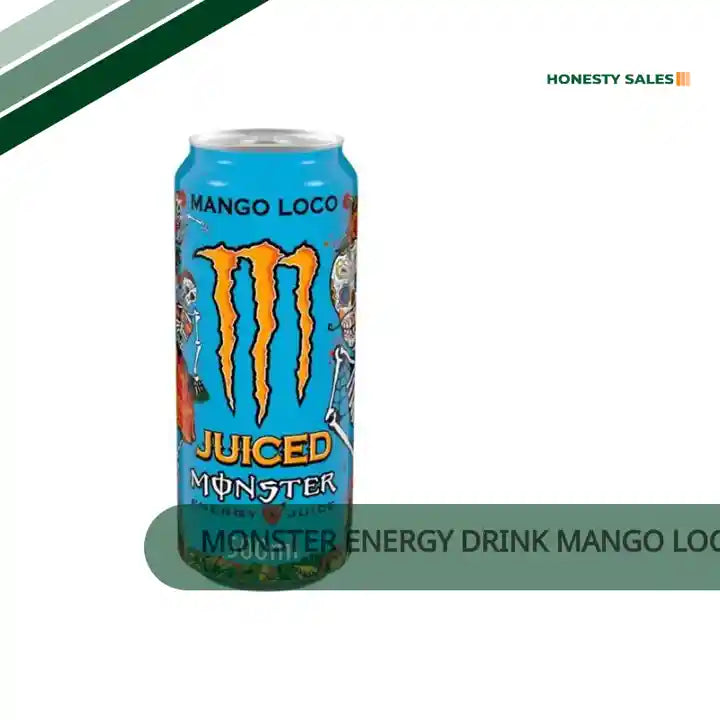 Monster Energy Drink Mango Loco 12 x 500ml (Case of 12) by@Outfy