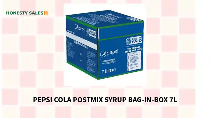 Pepsi Cola Postmix Syrup Bag-in-Box 7L by@Outfy