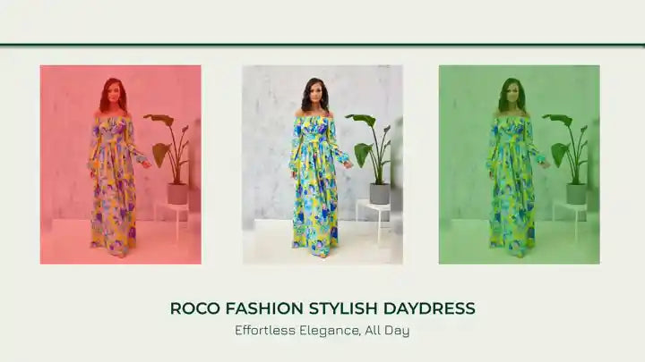 Roco Fashion stylish daydress by@Outfy