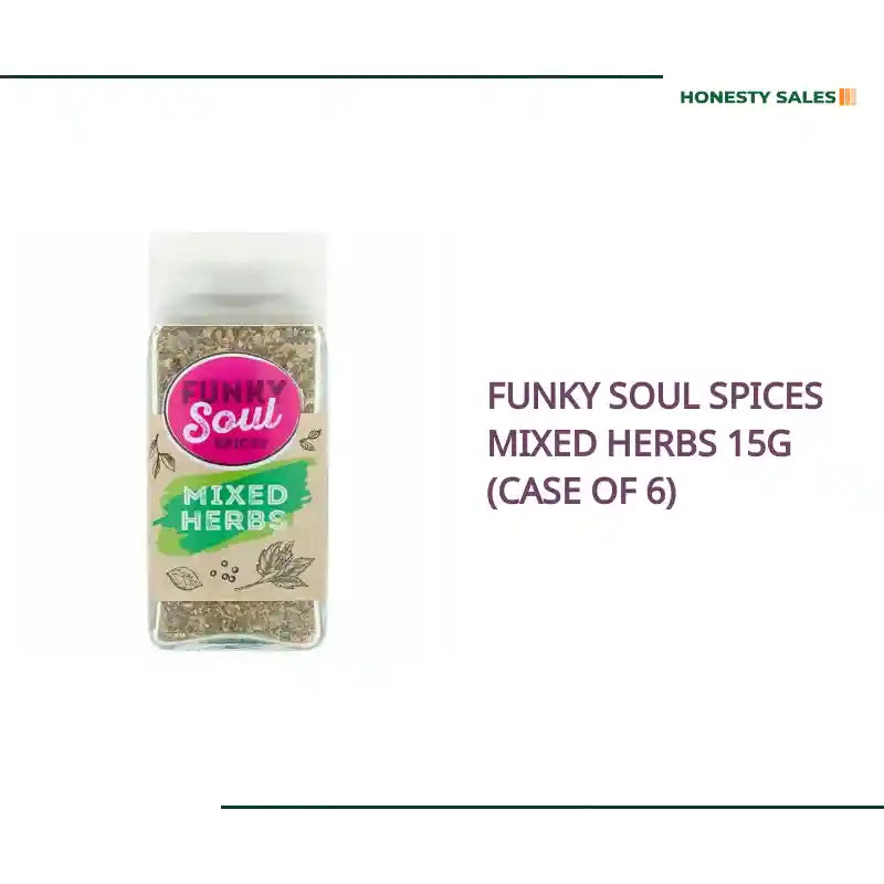 FUNKY Soul SPICES Mixed Herbs 15g (Case of 6) by@Outfy