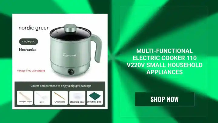 Multi-functional Electric Cooker 110 V220V Small Household Appliances by@Outfy