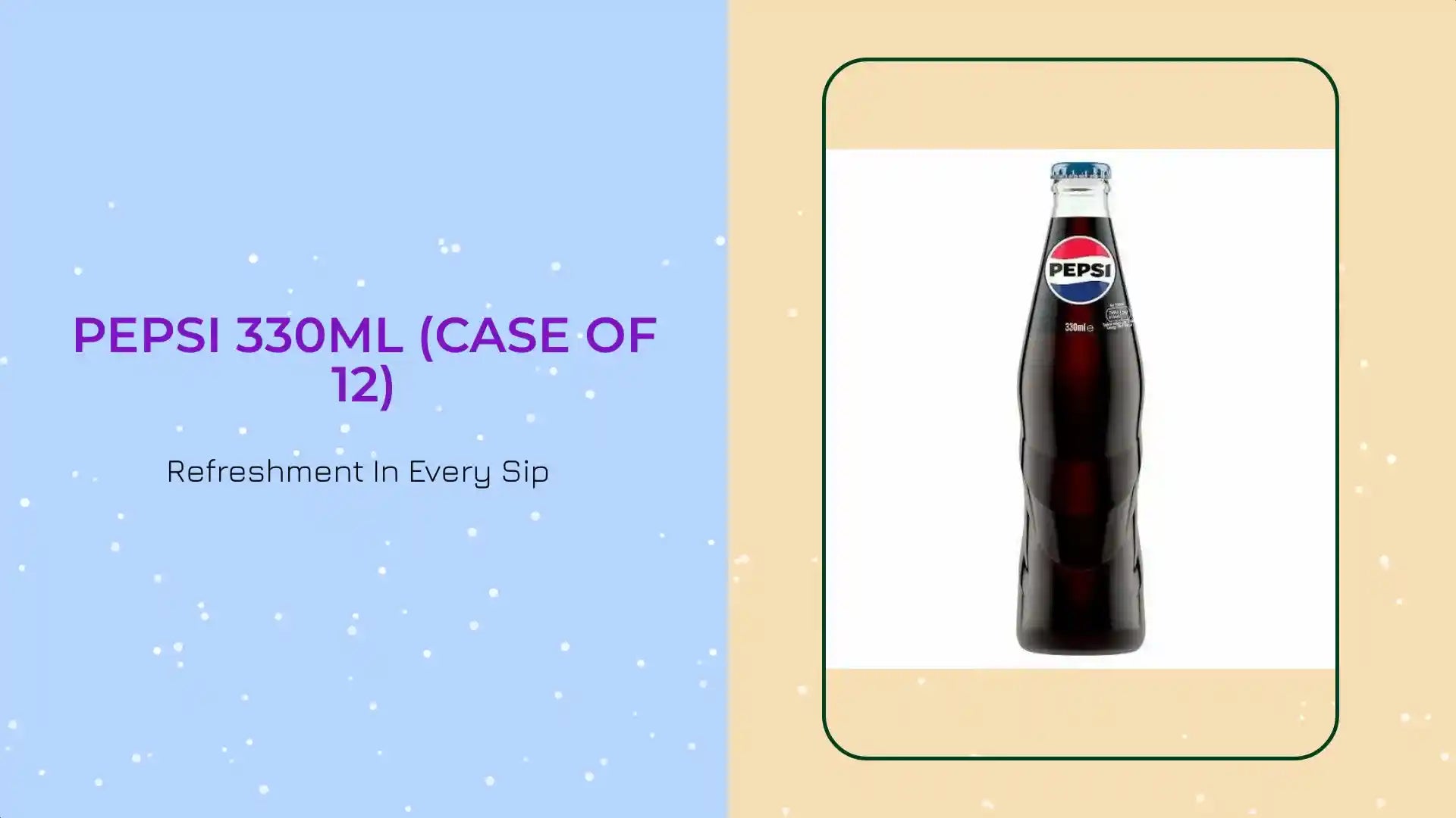 Pepsi 330ml (Case of 12) by@Outfy