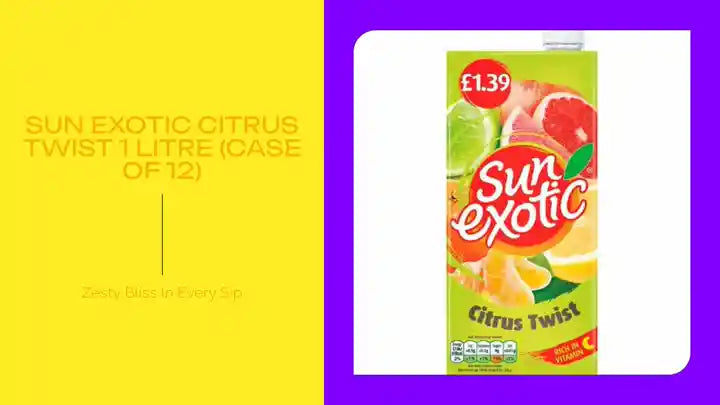 Sun Exotic Citrus Twist 1 litre (Case of 12) by@Outfy