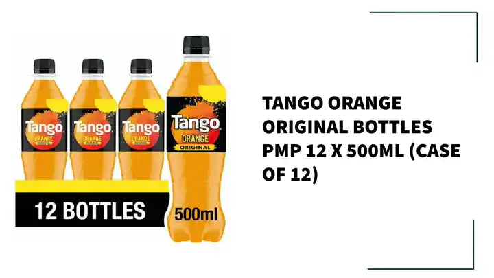 Tango Orange Original Bottles PMP 12 x 500ml (Case of 12) by@Outfy