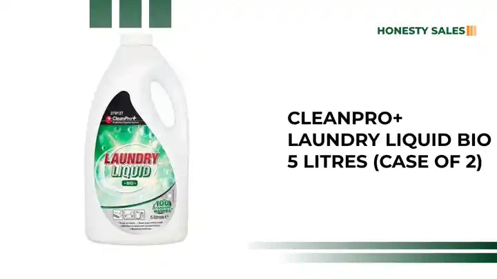 CleanPro+ Laundry Liquid Bio 5 Litres (Case of 2) by@Outfy