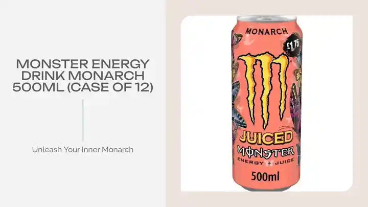 Monster Energy Drink Monarch 500ml (Case of 12) by@Outfy