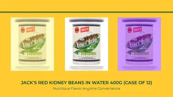 Jack's Red Kidney Beans in Water 400g (Case of 12) by@Outfy