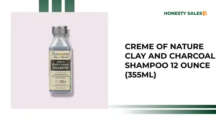 Creme Of Nature Clay and Charcoal Shampoo 12 Ounce (355ml) by@Outfy