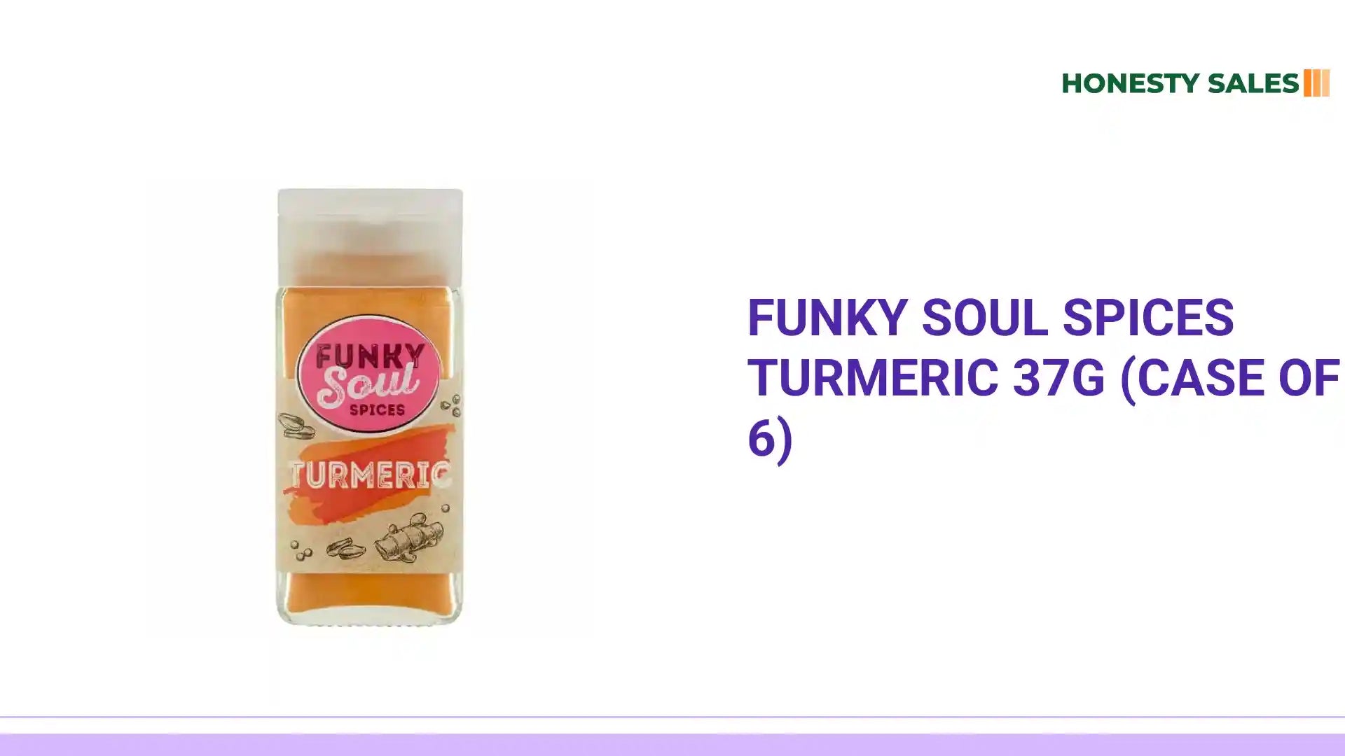 Funky Soul Spices Turmeric 37g (Case of 6) by@Outfy