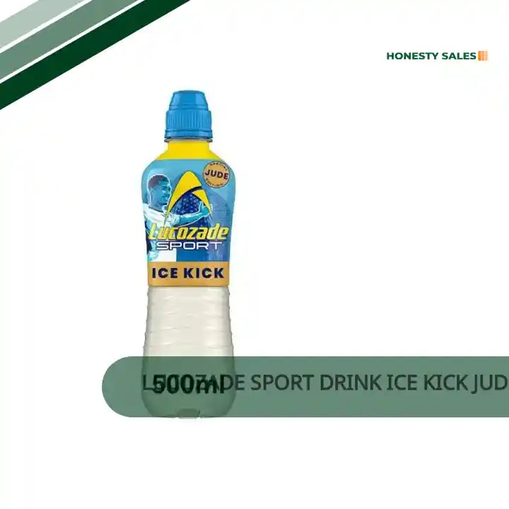 Lucozade Sport Drink Ice Kick Jude Bellingham Edition 500ml (Case of 12) by@Outfy