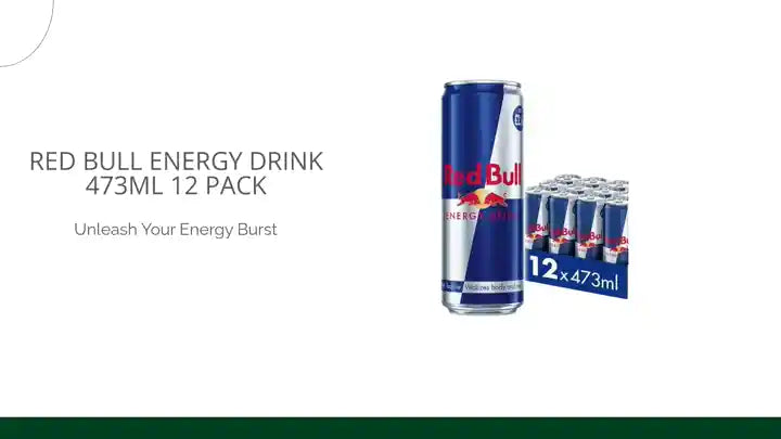 Red Bull Energy Drink 473ml 12 Pack by@Outfy