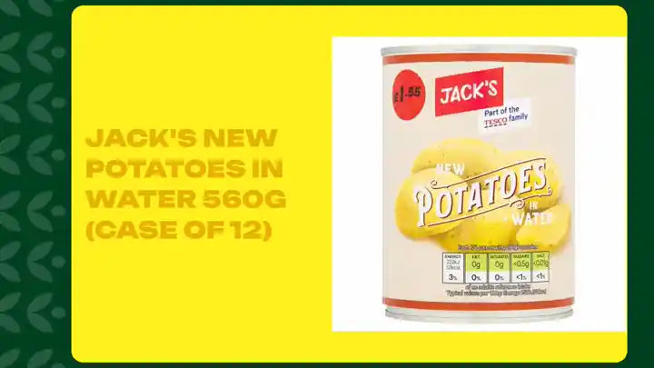 Jack's New Potatoes in Water 560g (Case of 12) by@Outfy