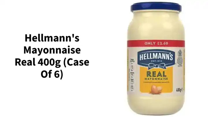 Hellmann's Mayonnaise Real 400g (Case of 6) by@Outfy