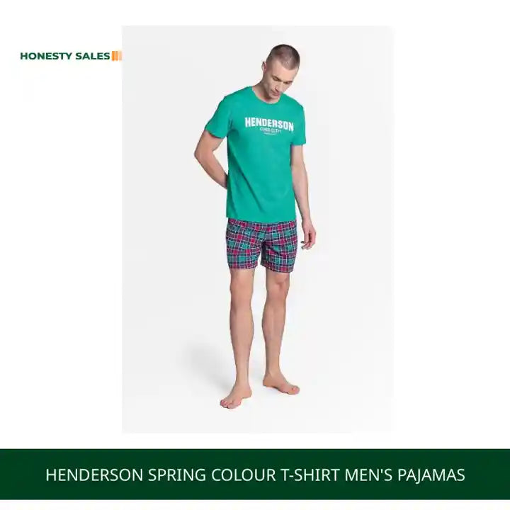 Henderson spring colour t-shirt men's pajamas by@Outfy