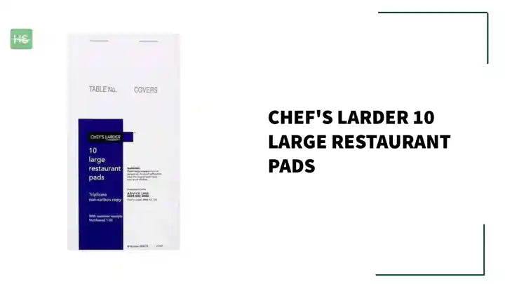 Chef's Larder 10 Large Restaurant Pads by@Outfy