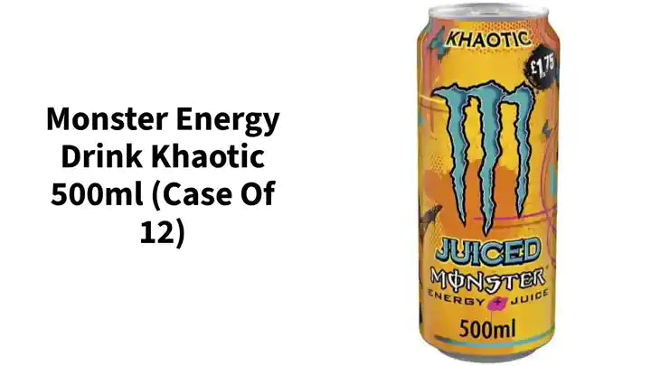 Monster Energy Drink Khaotic 500ml (Case of 12) by@Outfy