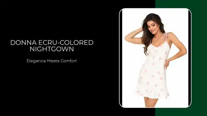 Donna ecru-colored nightgown by@Outfy