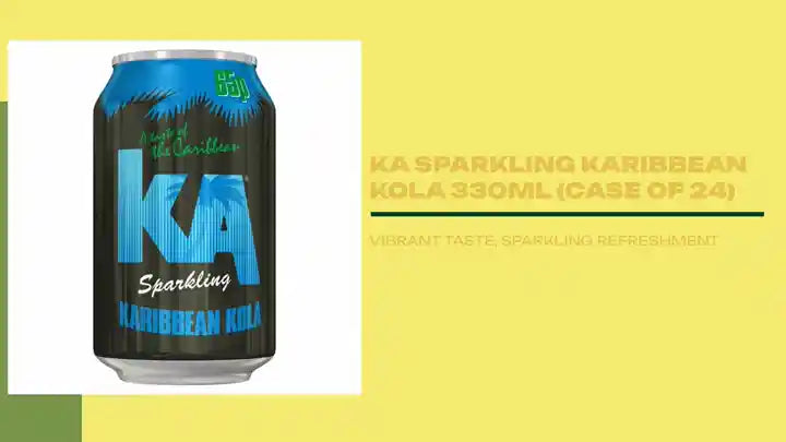 KA Sparkling Karibbean Kola 330ml (Case of 24) by@Outfy