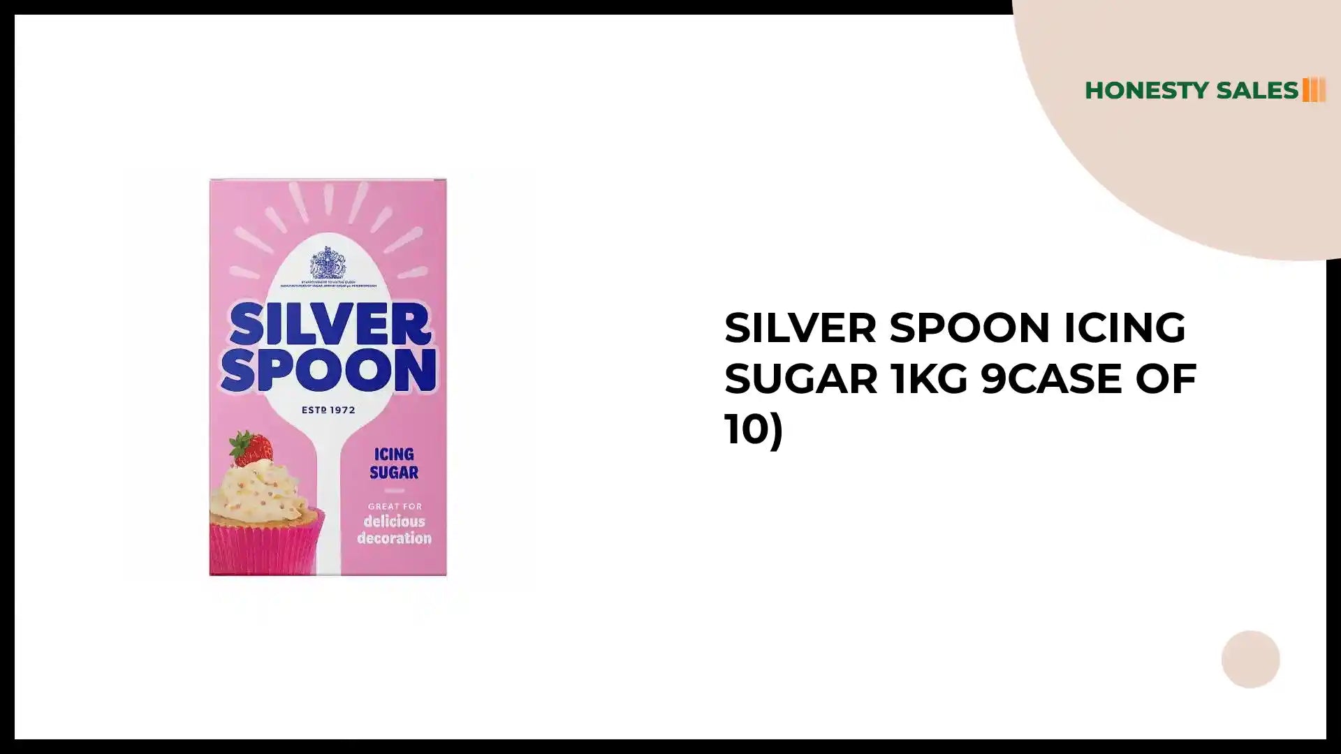 Silver Spoon Icing Sugar 1kg 9Case of 10) by@Outfy