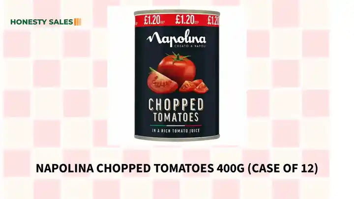 Napolina Chopped Tomatoes 400g (Case of 12) by@Outfy