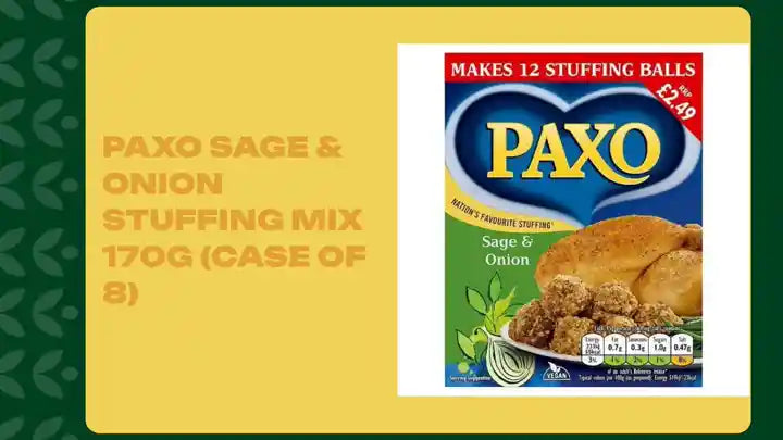 Paxo Sage &amp; Onion Stuffing Mix 170g (Case of 8) by@Outfy