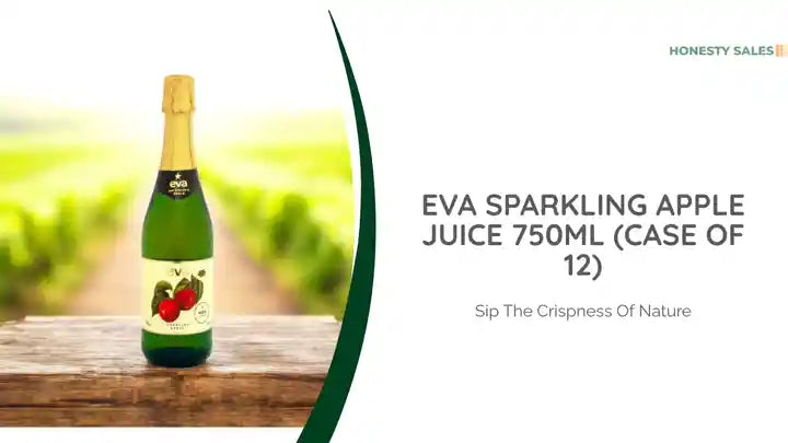 Eva Sparkling Apple Juice 750ml (Case of 12) by@Outfy