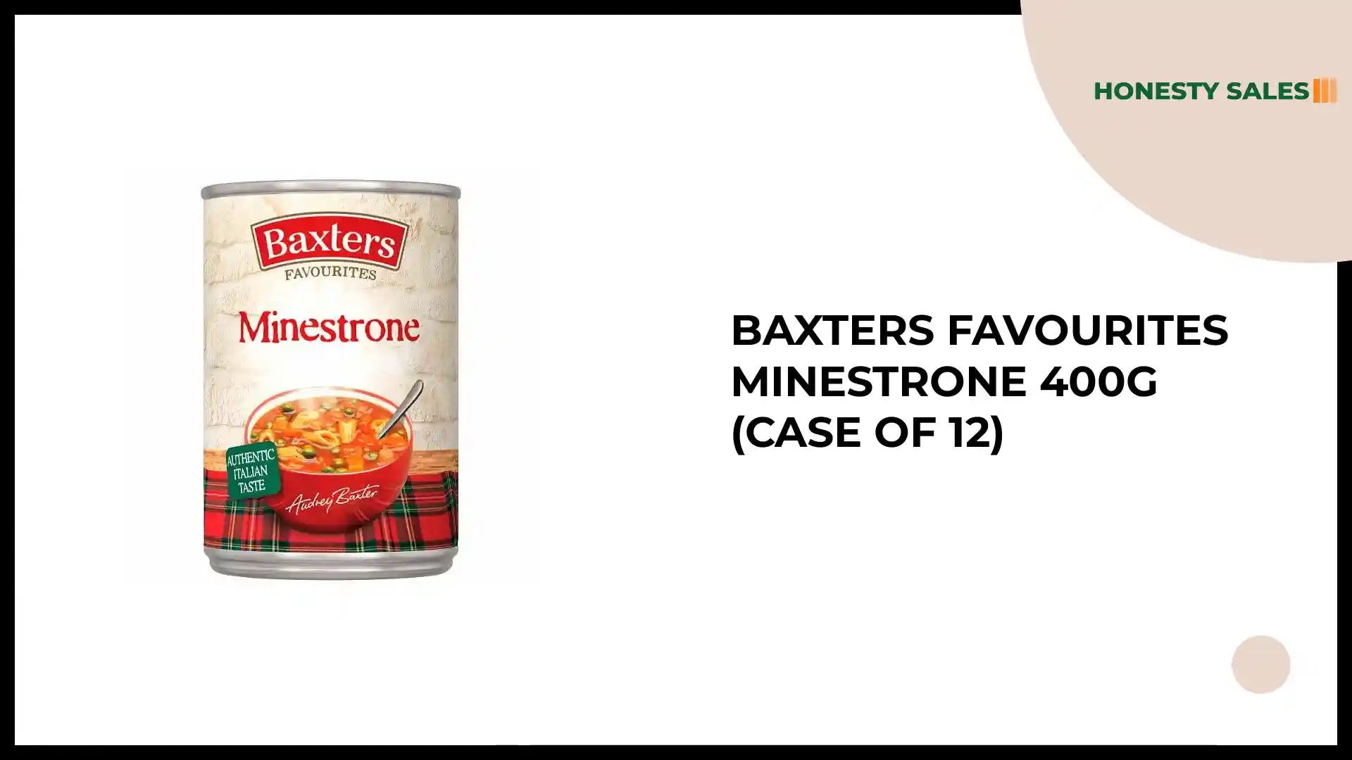 Baxters Favourites Minestrone 400g (Case of 12) by@Outfy