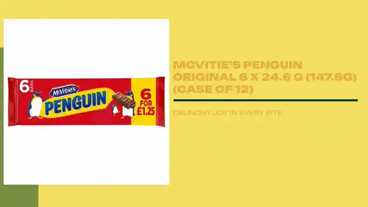 McVitie's Penguin Original 6 x 24.6 g (147.6g) (Case of 12) by@Outfy