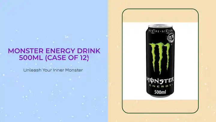 Monster Energy Drink 500ml (Case of 12) by@Outfy