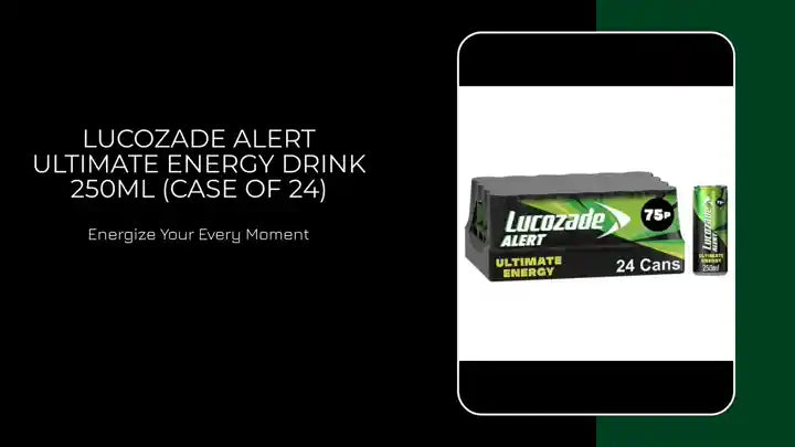 Lucozade Alert Ultimate Energy Drink 250ml (Case of 24) by@Outfy