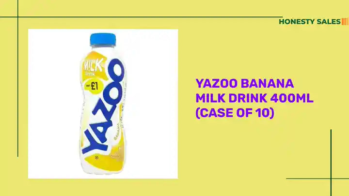 Yazoo Banana Milk Drink 400ml (Case of 10) by@Outfy